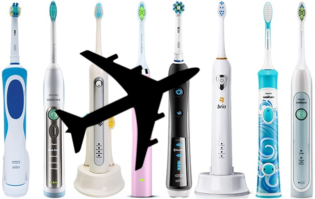 Electric Toothbrush on a Plane