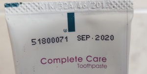 Expired Toothpaste