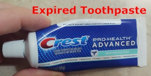 Expired Toothpaste