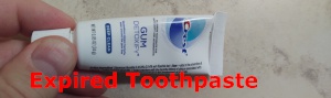 Expired Toothpaste