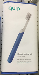 Quip electric toothbrush blue