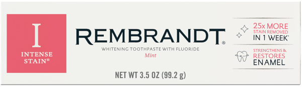 rembrandt toothpaste intense stain