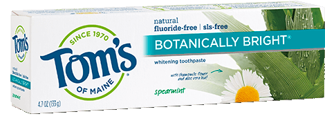 Tom's of Maine Toothpaste Botanically Bright Spearmint