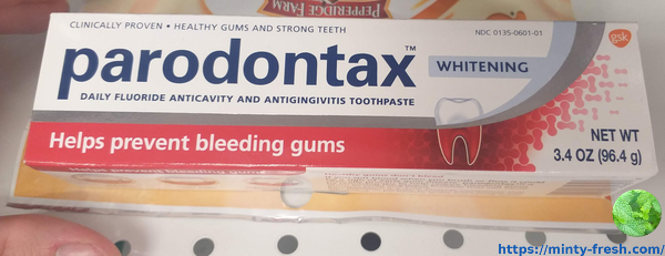 Parodontax Whitening: toothpaste for bleeding gums