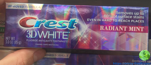 crest 3d white radiant mint front